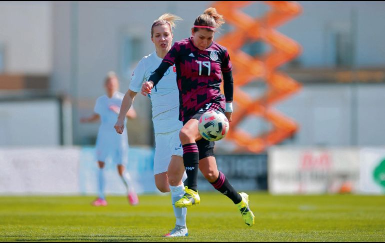 México guardó sus mejores jugadoras para enfrentar a España el martes. IMAGO7