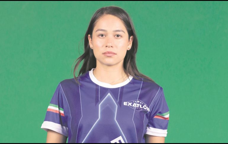 Evelyn Guijarro. La atleta tapatía ha demostrado su gran nivel físico al llegar a dos finales de “Exatlón”. ESPECIAL