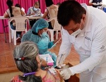en total fueron aplicadas 70 vacunas a personas de 60 años o más.