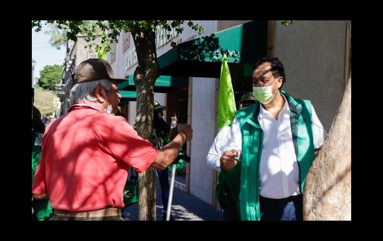 Cosío recordó que ya acudió al IEPC para que organice de manera formal un debate. ESPECIAL /