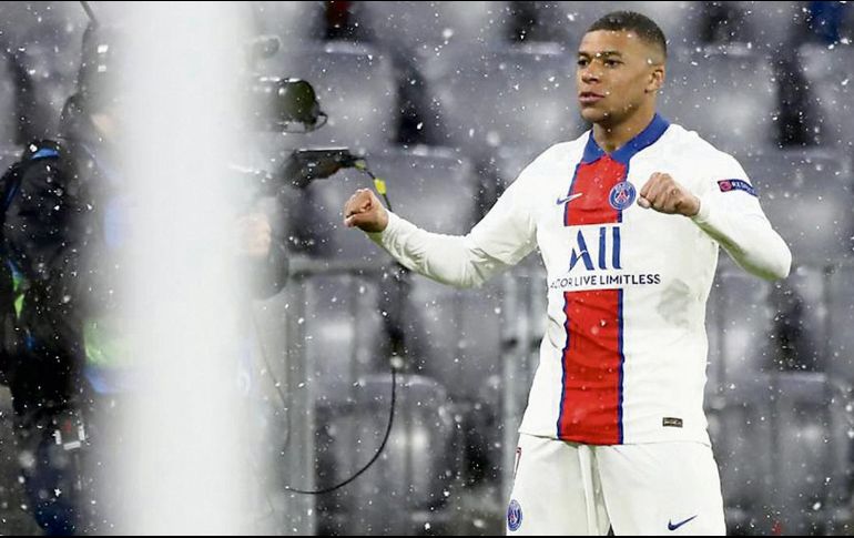 MBAPPÉ. Fue clave en el primer duelo y ahora buscará en casa dar el pase a las Semifinales. AFP