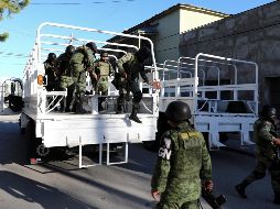 En el despliegue en México también hay miembros del Ejército y de la Marina. AP / ARCHIVO