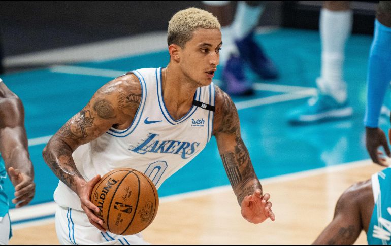 Kyle Kuzma lideró a los Lakers con 24 puntos. AFP