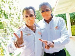 Los candidatos Pablo Lemus y Juan José Frangie dijeron que, de ganar la elección, Guadalajara y Zapopan tendrán una coordinación “sin precedentes”. ESPECIAL