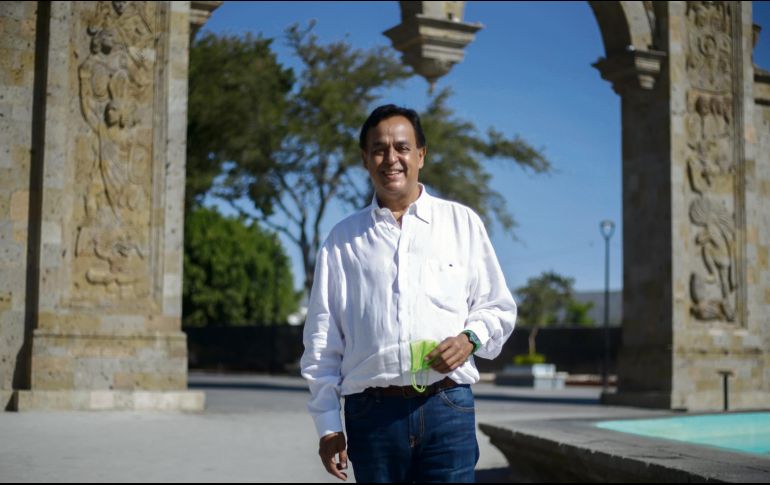 El candidato lamentó que el problema de los incendios sea recurrente. EL INFORMADOR/F. Atilano