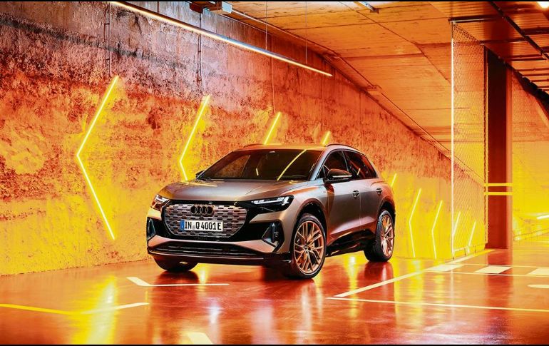 Q4 e-tron. Este modelo llega para ampliar la oferta de autos eléctricos en Audi. ESPECIAL/Audi