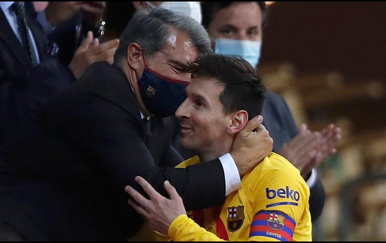 El presidente del Barcelona, Joan Laporta, dijo que está 