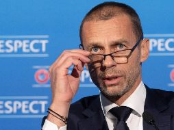 ALEKSANDER CEFERIN. La UEFA y la FIFA proponen excluir de las competiciones nacionales e internacionales a los clubes que aceptaron la creación de la Superliga. AFP