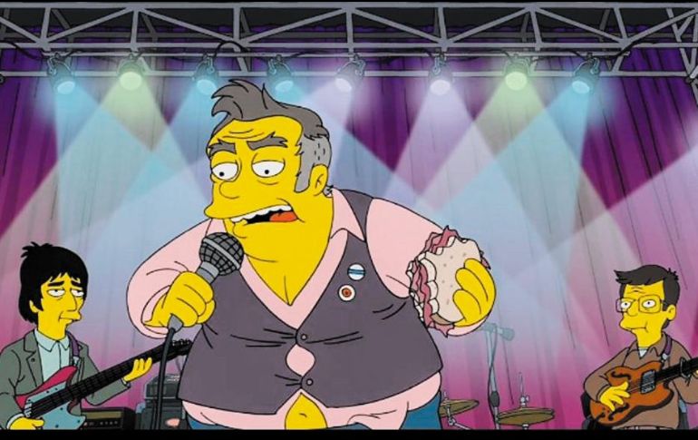 morrisey.  El artista no encontró graciosa la parodia que hicieron sobre su persona. ESPECIAL