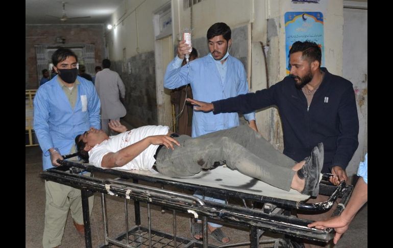 Al menos 12 personas resultaron heridas tras el atentado. EFE/J. Taraqai