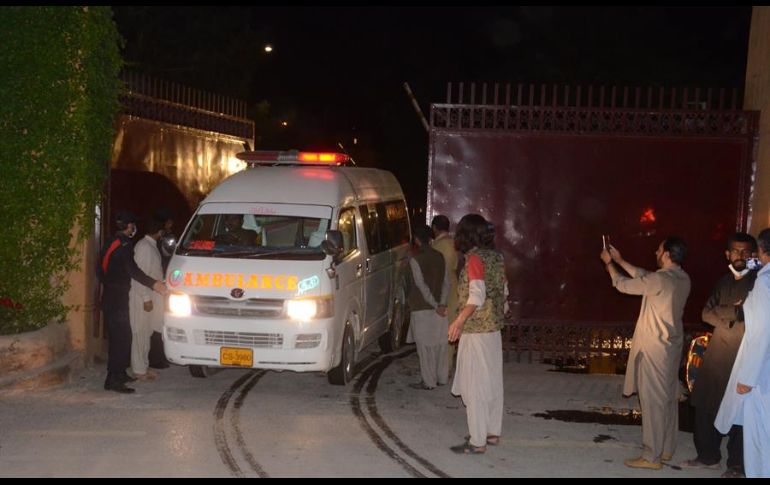 Al menos 12 personas resultaron heridas tras el atentado. EFE/J. Taraqai