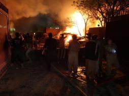 Al menos 12 personas resultaron heridas tras el atentado. EFE/F. Ahmed