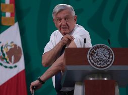 AMLO se vacunó contra el COVID-19 el pasado martes al finalizar la “mañanera”. SUN / ARCHIVO