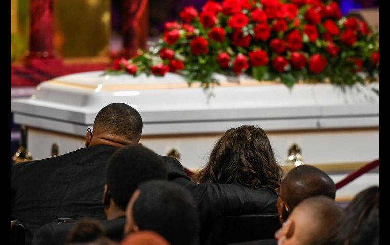 Miles de personas despidieron a Daunte Wright en medio de peticiones de justicia ante la brutalidad policial. EFE/C. Lassig