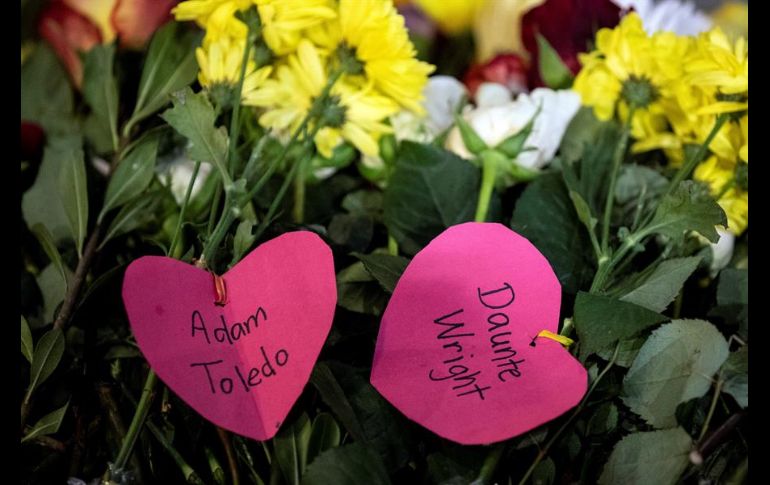 Miles de personas despidieron a Daunte Wright en medio de peticiones de justicia ante la brutalidad policial. EFE/E. Laurent