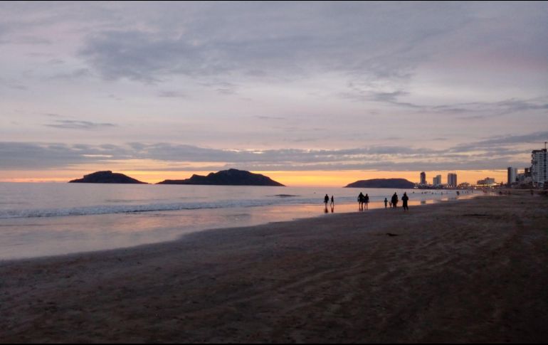 Atardecer en Mazatlán. /ESPECIAL.