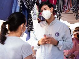 Pedro Kumamoto buscará ofrecerles seguro médico a los comerciantes. ESPECIAL