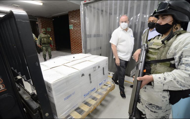 Las vacunas recibidas corresponden a tres variantes: CanSino, AstraZeneca y Pfizer-BioNtech. ESPECIAL/Secretaría de Salud Jalisco