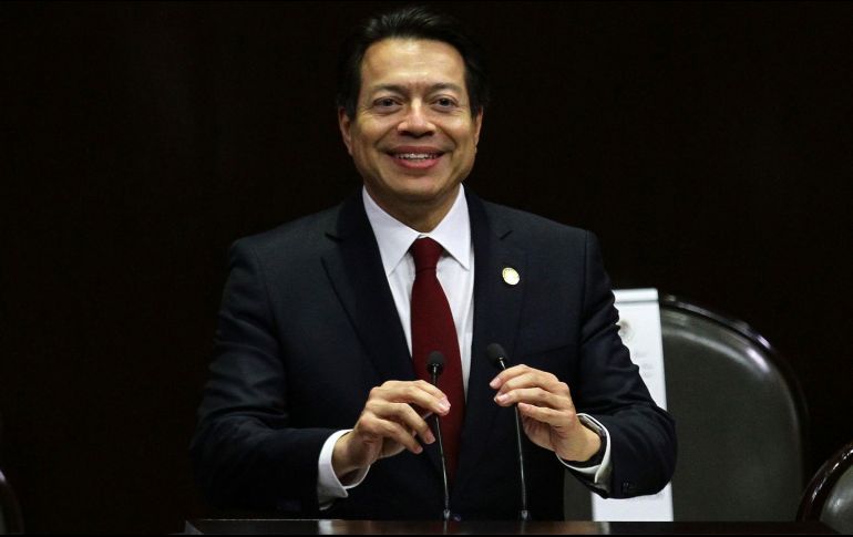 Delgado recalcó que Morena está en total disposición para coadyuvar en lo que se considere necesario. NTX / ARCHIVO