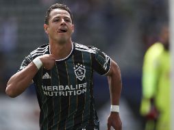 Javier Hernández logró un hat-trick con el Galaxy este fin de semana ante el New York Red Bulls. AFP / M. Oliphant