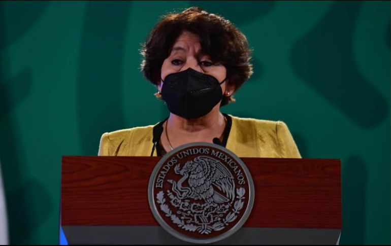 Delfina Gómez señaló que en los centros de vacunación participa personal de la Sedena, IMSS, ISSSTE, Guardia Nacional y de la SEP. SUN / H. García