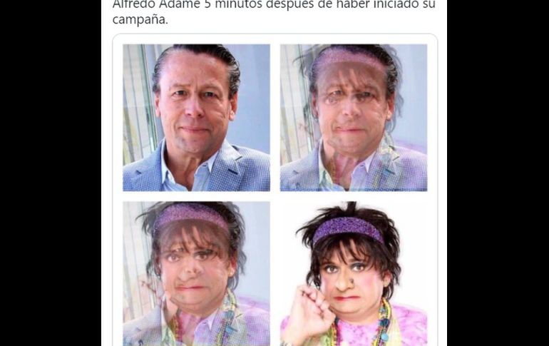 Alfredo Adame arranca su campaña entre insultos y memes