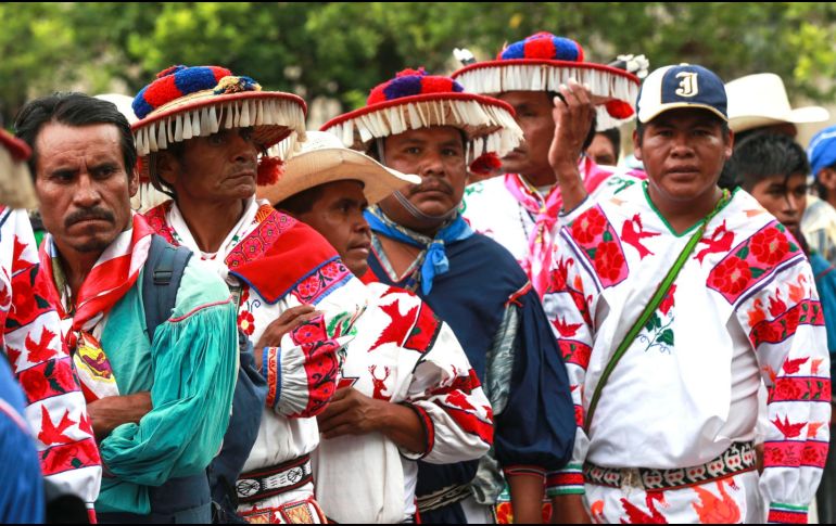 Los conflictos, vinculados a procesos agrarios, se dan esta mañana al filo de las 11:00 horas en un punto cercano al lugar sagrado conocido como Teekata. EL INFORMADOR /ARCHIVO