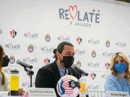 PRESENTE. El mandamás rojiblanco estuvo en el evento de Relate X Jalisco. ESPECIAL