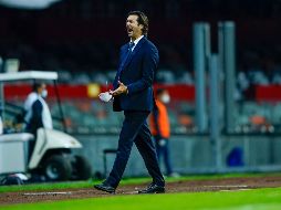 DOLIDO. Santiago Solari, técnico de las Águilas, aclaró que ese juego ante Olimpia, pese a las circunstancias que se presentaron, no lo han desanimado a participar en la Liga de Campeones de la Concacaf. IMAGO7