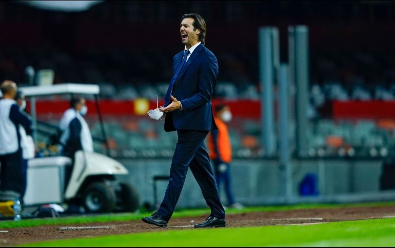 DOLIDO. Santiago Solari, técnico de las Águilas, aclaró que ese juego ante Olimpia, pese a las circunstancias que se presentaron, no lo han desanimado a participar en la Liga de Campeones de la Concacaf. IMAGO7