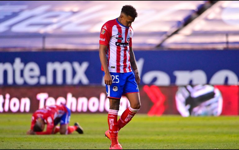 A los potosinos solo el triunfo les da oportunidad de evitar la multa, pero además tienen que esperar a que el Atlas, el otro equipo en la disputa, no gane ante Necaxa el viernes. IMAGO7