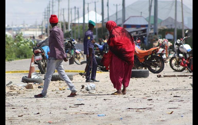 Con frecuencia, el grupo extremista al-Shabab ataca zonas de alto perfil en Mogadiscio, lo que ha generado alarmas en organismos internacionales. EFE/S. Yusuf