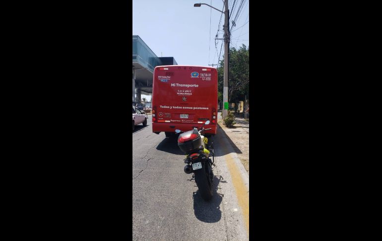 La unidad U-028 de la ruta T-16B -C01 fue retirada de circulación. TWITTER/@TransporteJal