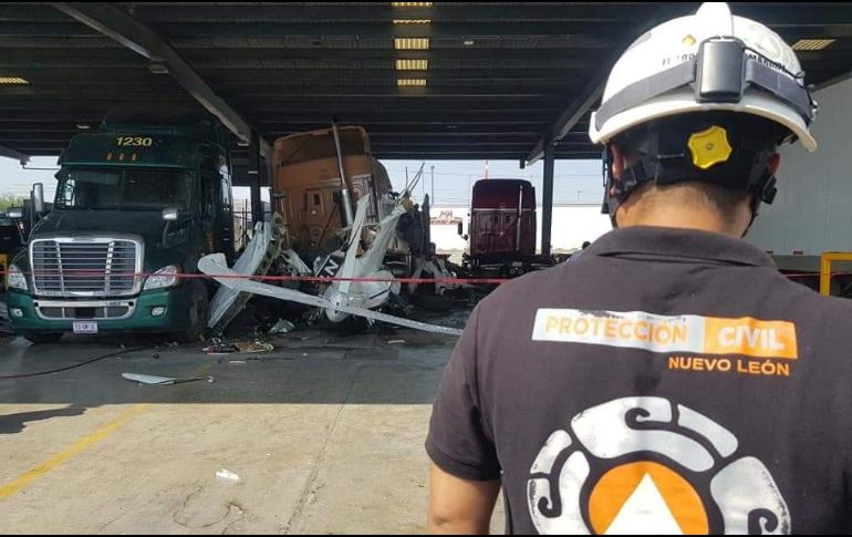 La avoineta  no se incendió. TWITTER@PC_NuevoLeon