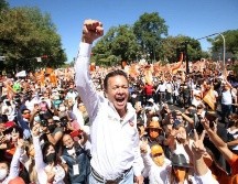 Según los organizadores, se congregaron más de nueve mil personas en el acto proselitista frente a la glorieta de la Minerva. ESPECIAL