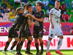 Ángel Mena marcó los dos goles por parte del León. IMAGO7/L. Miranda