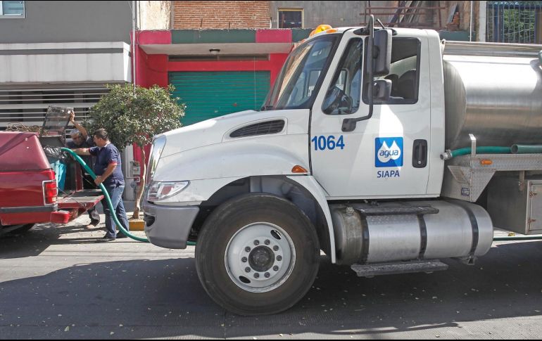 Desde el pasado 1 de marzo, el organismo anunció tandeos en diferentes colonias para solventar la escasez de agua que se presenta en la metrópoli. ARCHIVO