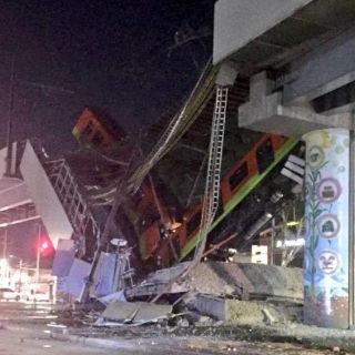 Se desploma vagón de la línea 12 del Metro de la Ciudad de México