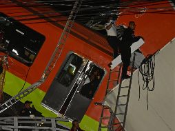 Las imágenes de la caída del puente del Metro de CDMX