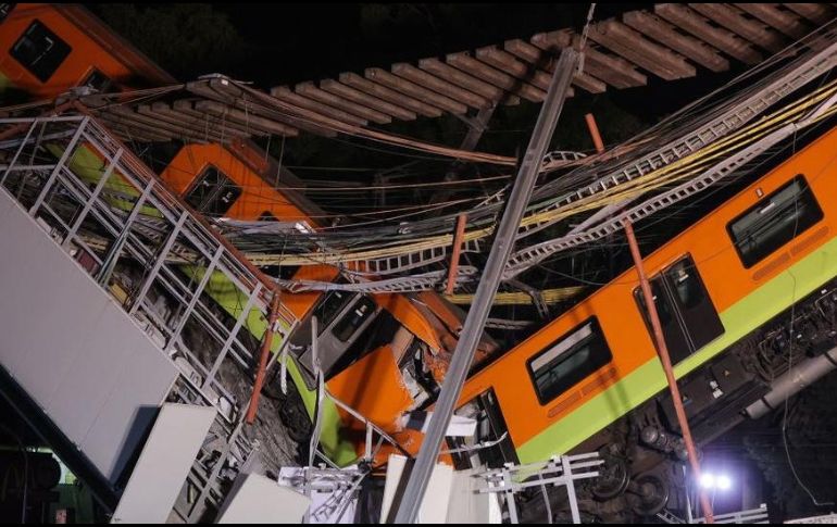 La tragedia se produjo este lunes, pero el estado de la línea 12 ha estado en condiciones preocupantes desde su inauguración. GETTY IMAGES