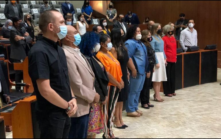 Los integrantes del Consejo rinden protesta en el Congreso estatal. EL INFORMADOR/R. Rivas