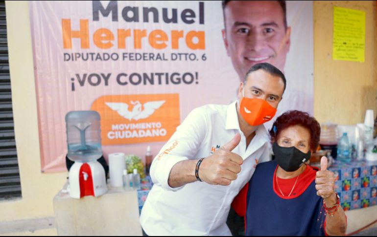 Manuel Herrera participó hoy en distintos diálogos con organizaciones ciudadanas y habitantes de San Juan de Ocotán, así como de la colonia  Santa Margarita. CortesíaCortesía