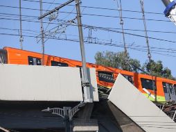 Nancy Lezama viajaba en el vagón siniestrado junto a su hermana Tania, quien fue trasladada de gravedad al hospital Xoco. EFE/S. Gutiérrez
