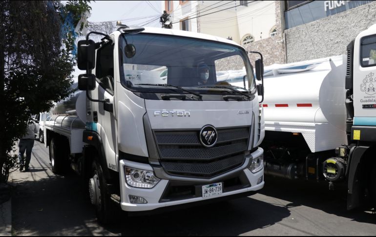 Para solicitar pipas se puede llamar a la línea telefónica SIAPATEL 3668-2482 con atención las 24 horas del día. ESPECIAL / Gobierno de Guadalajara