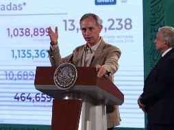 López-Gatell destaca que ahora el reto es mayor porque la elección será a nivel nacional. SUN / C. Mejía