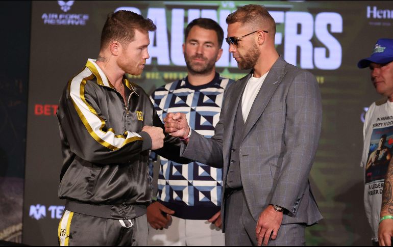 El enfrentamiento del ''Canelo'' Álvarez ante Billy Joe Saunders se efectuará este sábado en el AT&T Stadium de Dallas, Texas. AFP / A. Bello