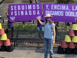 Mara Robles presentó cinco propuestas para abatir el desabasto de agua en la ciudad. ESPECIAL