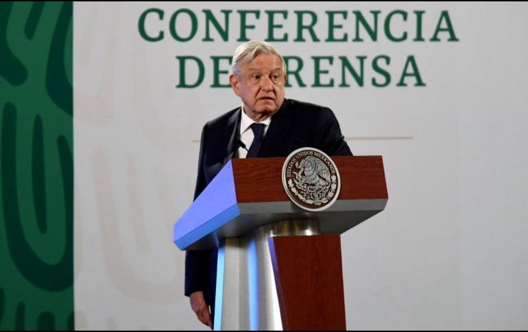 AMLO informa que se reunió con el ministro presidente de la Suprema Corte de Justicia de la Nación, Arturo Zaldívar, quien ayer asistió a Palacio Nacional. SUN / A. Martínez