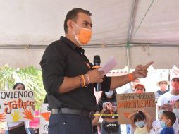 Zamora Zamora destacó la gestión de macro proyectos como la Línea 4 del Tren Ligero y el Centro Universitario Tlajomulco en su administración. ESPECIAL