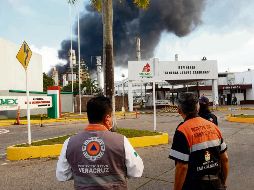 El pasado 7 de abril, un incendio en la refinería de Minatitlán arrojó siete trabajadores lesionados. ESPECIAL